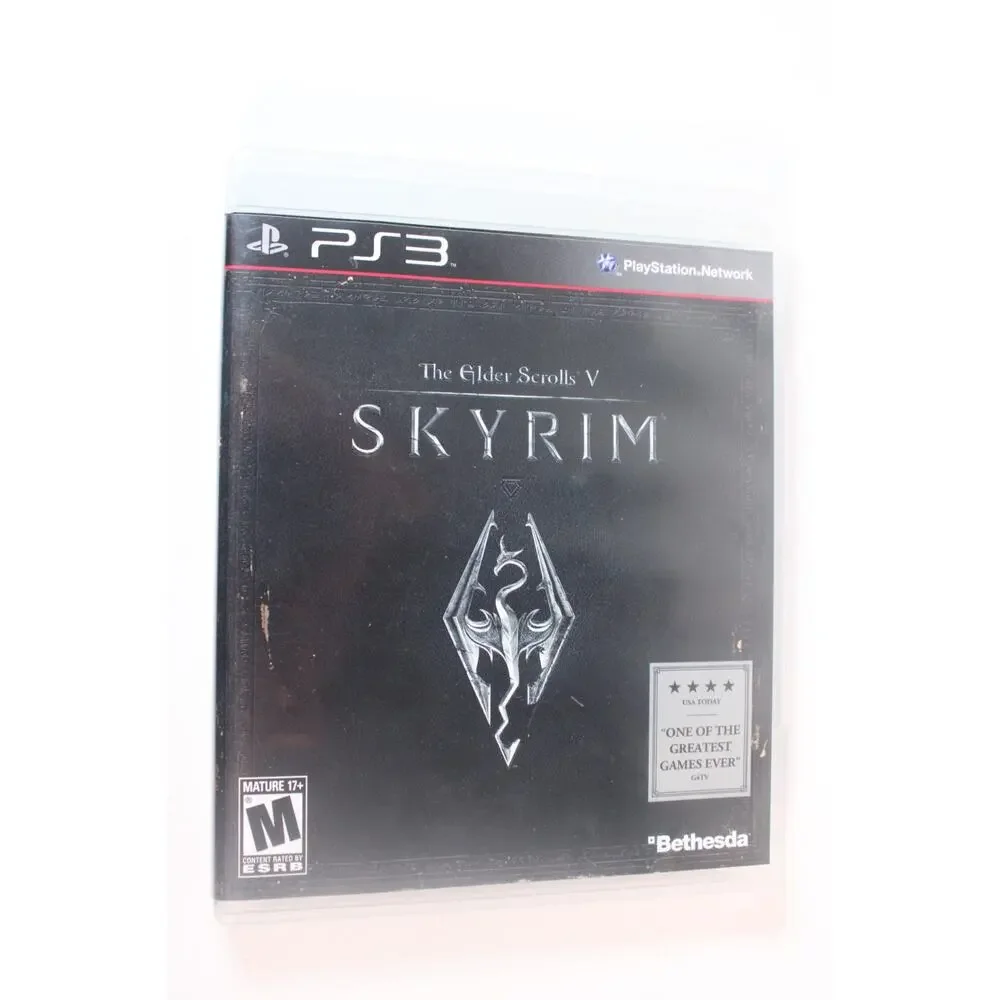 The Elders Scrolls V: Skyrim (Sony Playstation 3, PS3, 2011) Complete, Tested